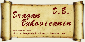 Dragan Bukovičanin vizit kartica